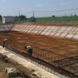 Transpetrol Budkovce - požiarna nádrž Transpetrol Budkovce - požiarna nádrž