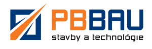 Logo PB Bau, stavby a technológie